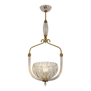 1940s Barovier & Toso Pendant, Murano