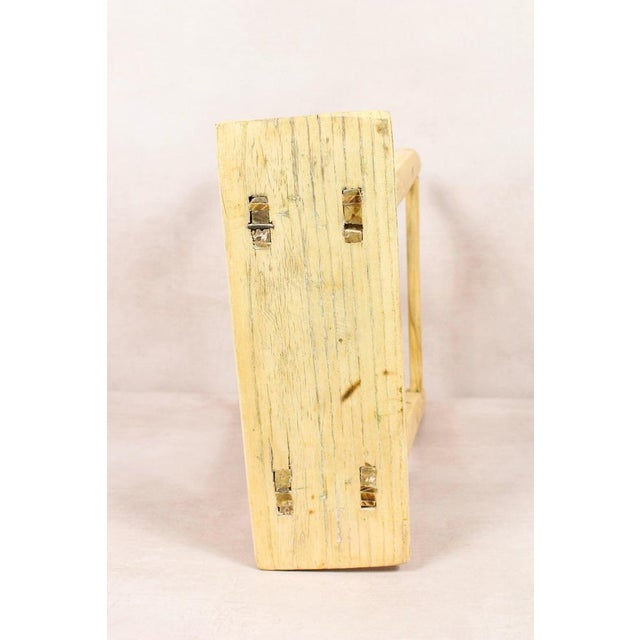 Rustic Vintage Rustic Elm Stool For Sale - Image 3 of 5