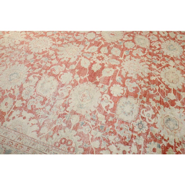 Postmodern Antique Zabihi Collection Persian Mahal Rug - 10'2" x 13'8" For Sale - Image 3 of 11