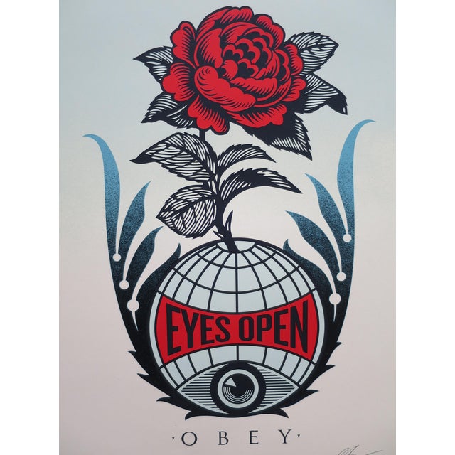 Shepard Fairey, Eyes Open 2020, Screenprint For Sale