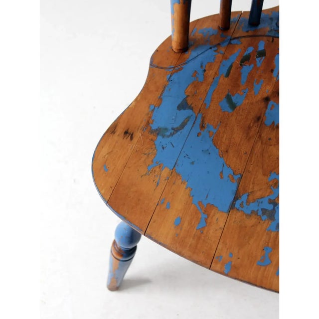 Antique Painted Windsor Chair For Sale - Image 12 of 12