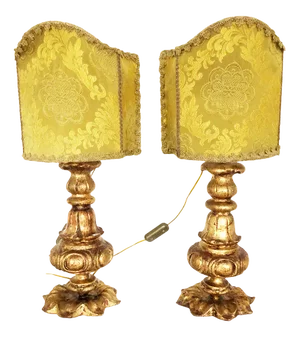 Baroque Table Lamps, 1900s, Set of 2