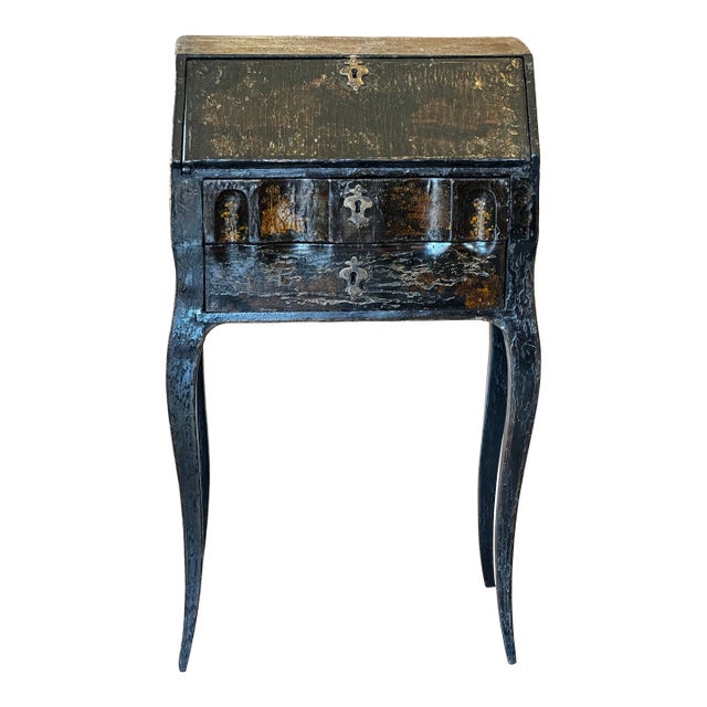 19th Century Louis XV Chinoiserie Writing Desk For Sale