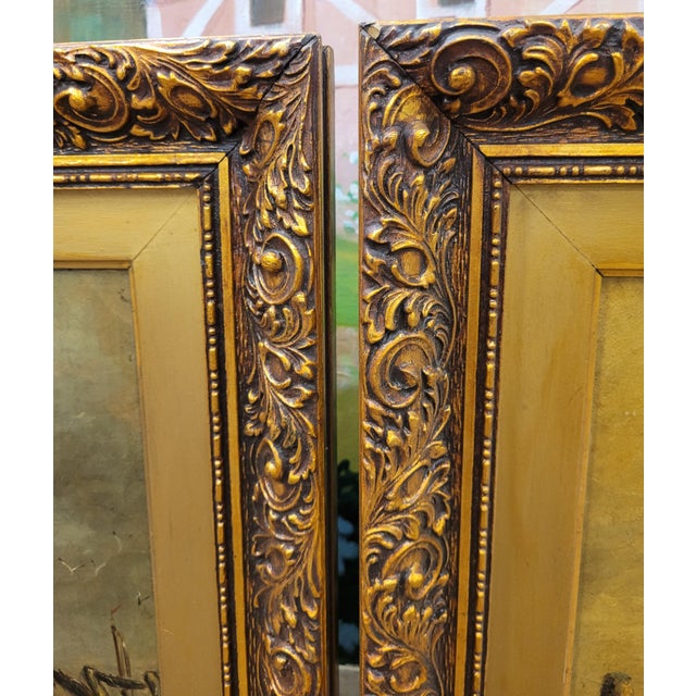 American Pair of 19th Century Nautical Paintings For Sale - Image 3 of 12