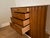 Brown 1950s Edward Wormley for Dunbar Tambour Door Credenza Cabinet With Dovetailed Drawers For Sale - Image 8 of 15
