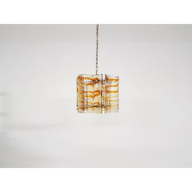 Mid-Century Modern Italian Murano Glass Pendant Light, 1970s For Sale - Image 3 of 4