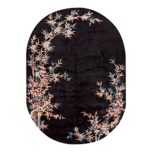 1920s Oval Chinese Art Deco Carpet ( 8'6"x 11'9" - 259 x 358 )