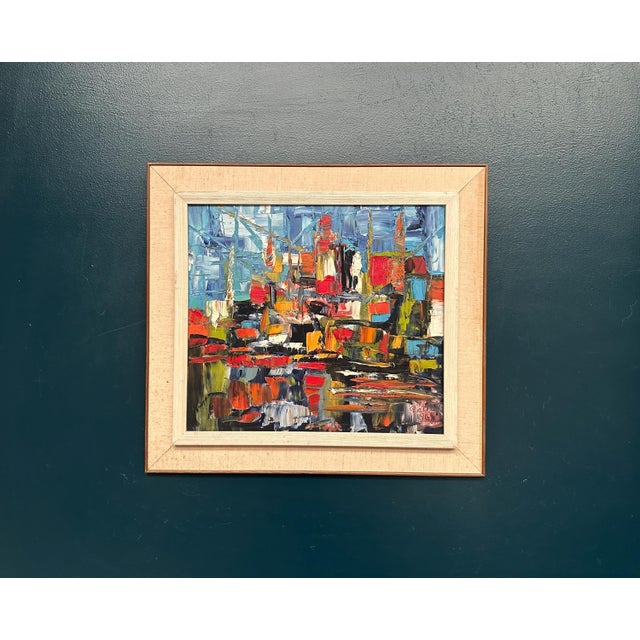 Pietrak, Abstract Composition, 1967, Oil on Canvas, Framed For Sale - Image 16 of 18