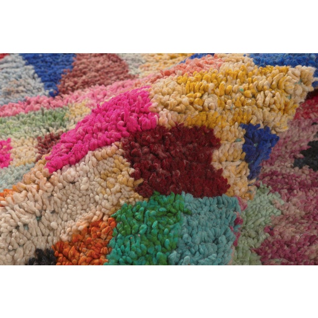 Contemporary Boujad Moroccan Rug, 10'02 X 12'09 For Sale In Dallas - Image 6 of 10