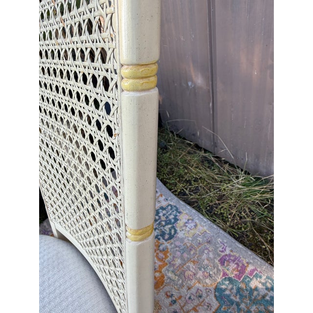 Set of 4 Vintage Hollywood Regency Henri Link Style Chairs For Sale In Portland, OR - Image 6 of 8