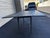Antique Blue-Painted Drop-Leaf Wood Table For Sale - Image 9 of 12