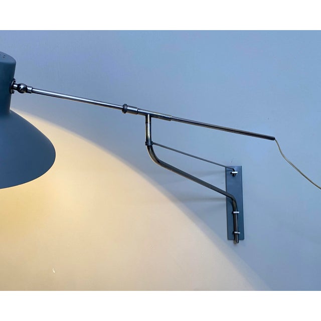 Vintage Adjustable Wall Lamp, 1950s For Sale - Image 4 of 6