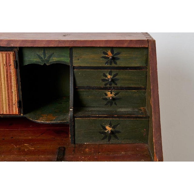 Antique Swedish Country House Secretaire, 1840 For Sale - Image 9 of 15