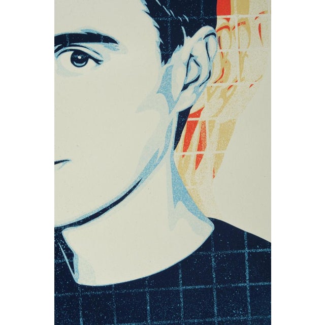 Shepard Fairey, Overloading the Grid (David Byrne), Lithograph For Sale - Image 4 of 7