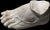 Italian Artist, Classical Greek Style Feet Sculptures, 20th Century, Marble, Set of 2 For Sale - Image 4 of 7