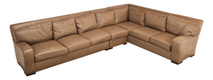Century Furniture Leather Sectional Sofa