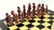 Vintage Marquetry Chess Set With Chinese Figurines For Sale - Image 13 of 15