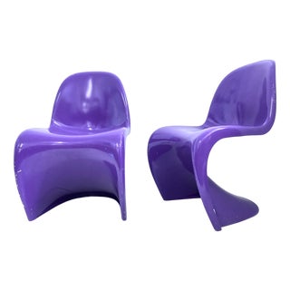 Vintage Chairs by Verner Panton for Vitra, 1990s, Set of 2 For Sale