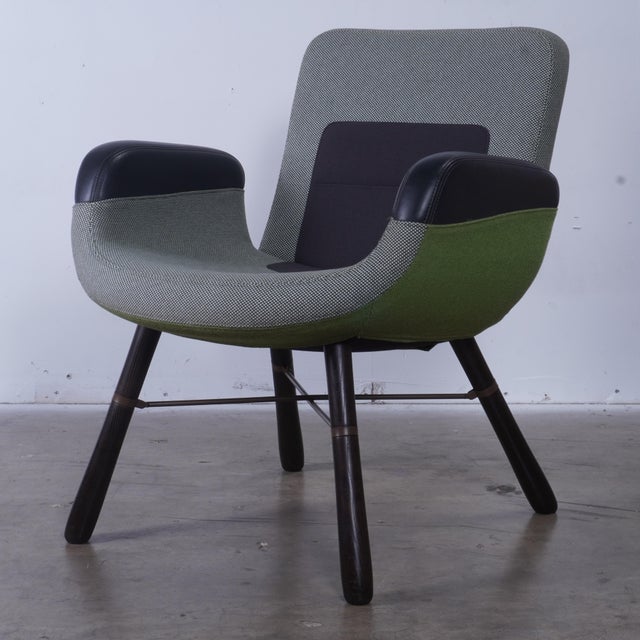 2010s Vitra East River Chair Green Mix 04 by Hella Jongerius For Sale - Image 5 of 13