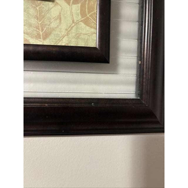 Vintage Powder Room Picture Wood and Glass For Sale - Image 4 of 11