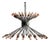 NOIR Mancini Chandelier, Black Iron For Sale