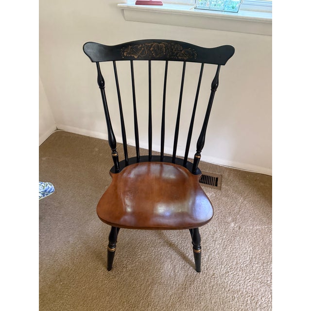 Vintage Hitchcock Dining Chairs For Sale - Image 11 of 13
