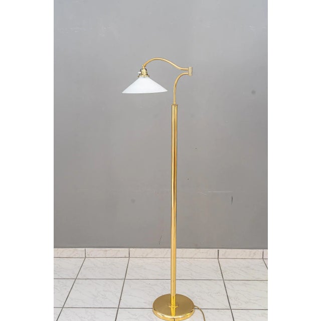 Gold Art Deco Adjustable Sviwel Floor Lamp, 1920s For Sale - Image 8 of 18
