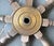 Rustic and weathered nautical eight arm wooden ships wheel with brass hub. Wheel has been previously used outdoors for...