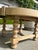 Vintage Round Carved Wood Coffee Table With Tiled Inlay Top For Sale - Image 9 of 16