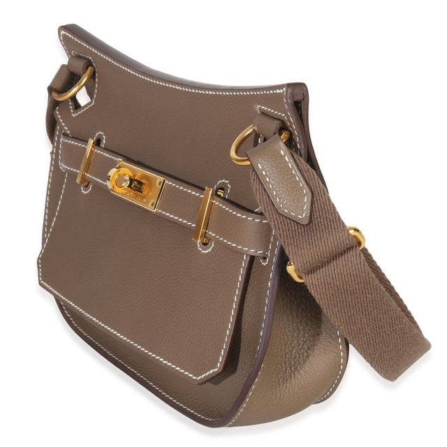 Contemporary Etoupe Evercolor Mini Jypsiere GHW For Sale - Image 3 of 9