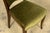 Set of Six 1930s French Art Deco Maple Dining Chairs in Olive Green Velvet For Sale - Image 16 of 18