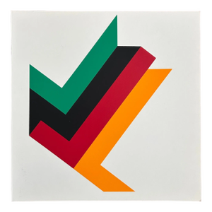 1970s Geometric Composition by Horst Sheffler