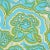 Abstract SAMPLE - Schumacher x Trina Turk Morning Sunrise Print Indoor/Outdoor Fabric In Fern For Sale - Image 3 of 4