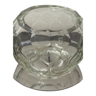 Fendi Casa Crystal Glass Vases – Designer Home Decor – Set of 2 For Sale