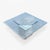 1980s Postmodern Glass Coffee Table With Travertine Base For Sale - Image 9 of 18