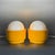 Yellow Pop Art Ceramic Table Lamps by Traudl Brunnquell, 1977, Set of 2 For Sale - Image 11 of 12