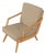 Vintage Armchair in Beech, 1950s For Sale