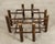 McGuire Organic Modern Rattan Brass Lattice Cocktail Table For Sale - Image 14 of 17