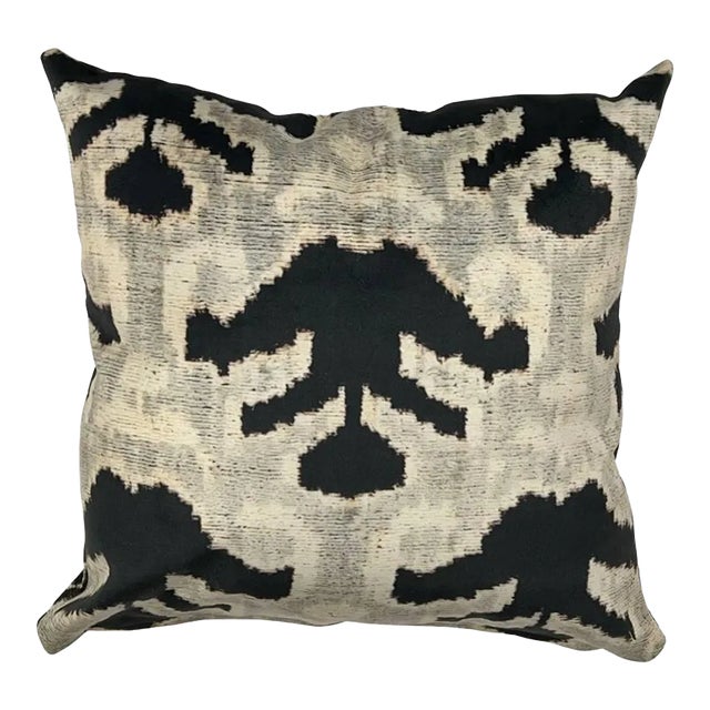 Double Sided Multi Color Turkish Style Ikat Pillow For Sale