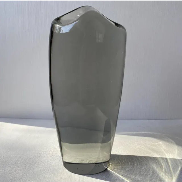 1970s Large Signed Livio Seguso Murano Sommerso Glass Owl Sculpture, 1970s For Sale - Image 5 of 14