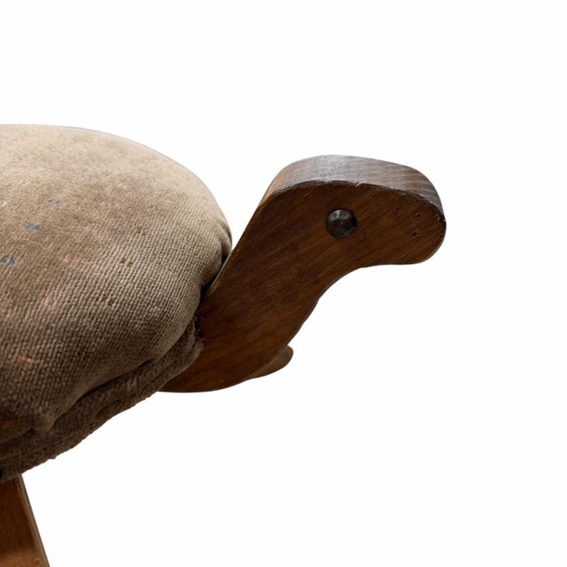 Vintage Turtle Footstool For Sale - Image 6 of 9