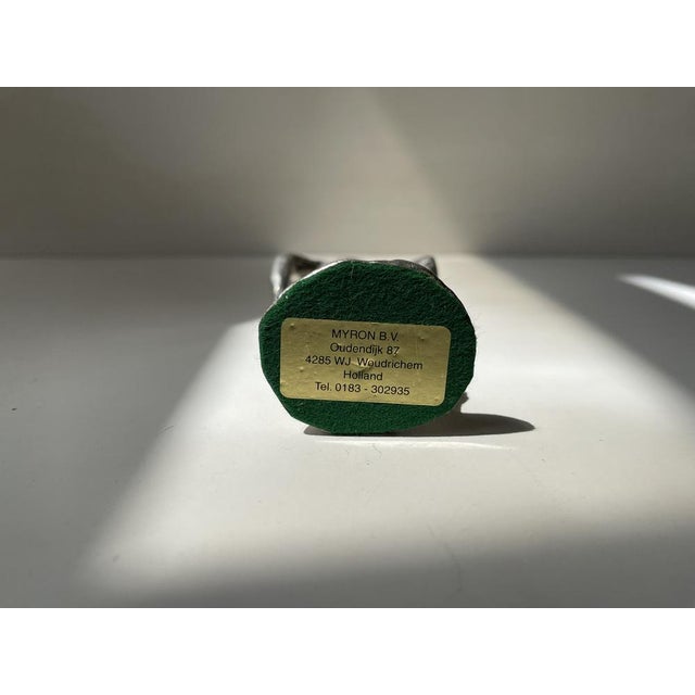 Vintage Myron Female Sculpture in Silver-Plated Pewter, 1980s For Sale - Image 6 of 7