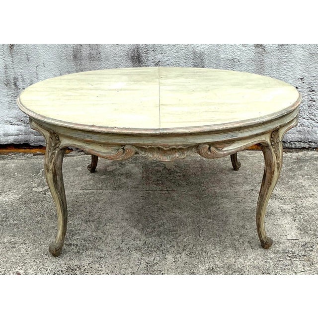 Vintage Patinated Baroque Dining Table For Sale - Image 11 of 12