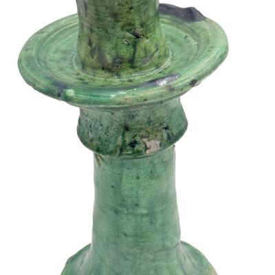 Moroccan Moroccan Tamegroute Glazed Candlestick Holder For Sale - Image 3 of 6