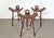 Spanish Marbella Bar Stools attributed to Sergio Rodrigues, 1960s, Set of 3 For Sale - Image 10 of 10