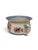 Shabby Chic Vintage Floral Porcelain Chamber Pot With Blue Interior & Gilt Accents For Sale - Image 3 of 4