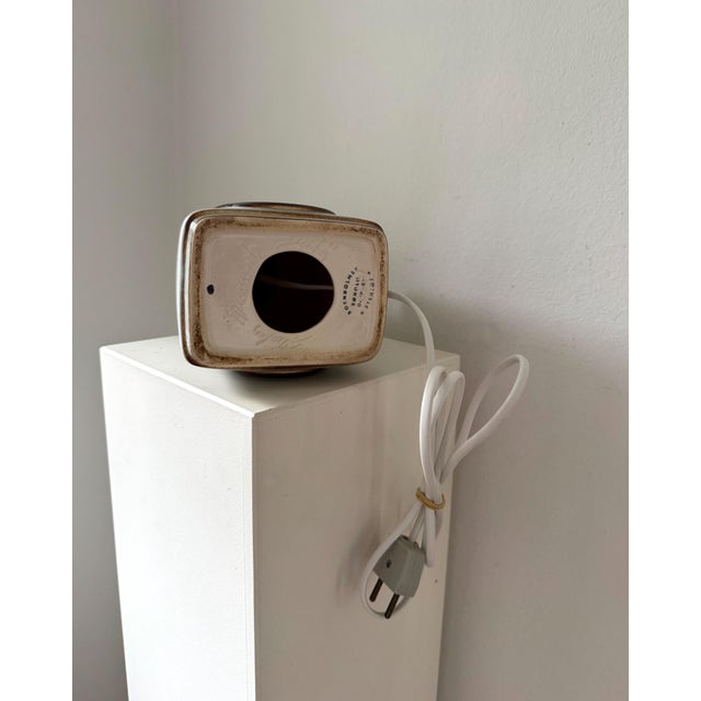 1960s Table Lamp in Stoneware and Ceramic by Einar Johansen for Søholm Stoneware, Denmark, 1960s For Sale - Image 5 of 6