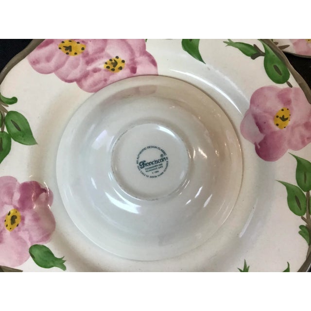 Late 20th Century Franciscan Desert Rose China Dinnerware - 12 Pieces For Sale - Image 5 of 6
