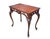 Vintage Chippendale Style Carved Mahogany Side Table /Console 31" H For Sale - Image 9 of 10