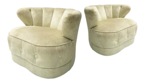 Club Chairs by James Mont - A Pair